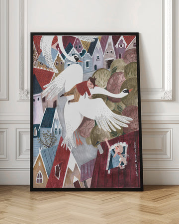 The magical wild geese | Poster - Room Interior 1