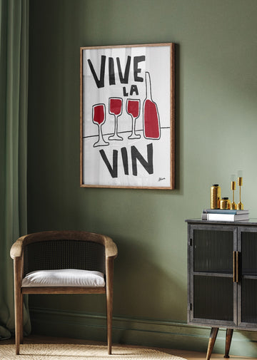 Vive La Vin | Poster - Room Interior 2