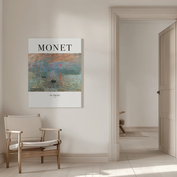 Sunrise 1872 | Canvas - Room Interior 1