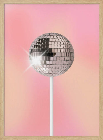 Disco Lollipop | Poster - Wood Frame Interior