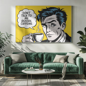 Grumpy Morning Coffee | Poster - Room Interior 1