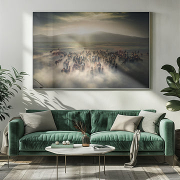 Wild Horses in Dust | Poster - Room Interior 1
