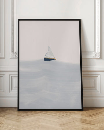 Serene Sailboat Waters | Poster - Room Interior 1
