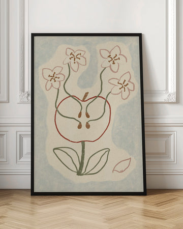 Blooming Apple Blossoms | Poster - Room Interior 1