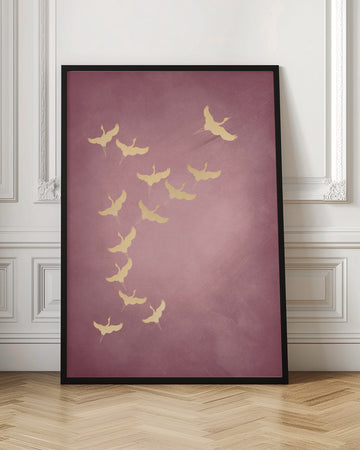 Graceful Golden Flight | Poster - Room Interior 1