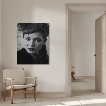 Classic Veiled Gaze | Canvas - Room Interior 1