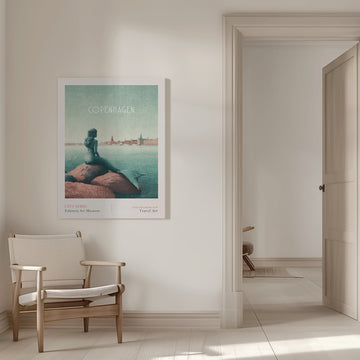 Copenhagen - Little Mermaid | Canvas - Room Interior 1
