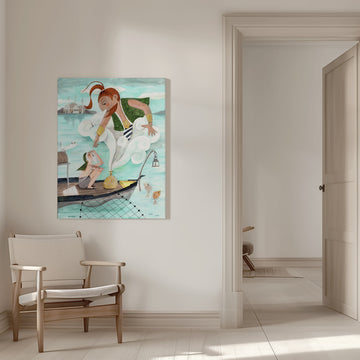 The Fisherman and the Jinni | Canvas - Room Interior 1