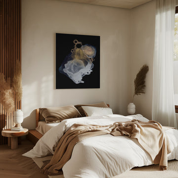 Fluid Gold Shimmer | Canvas - Room Interior 2