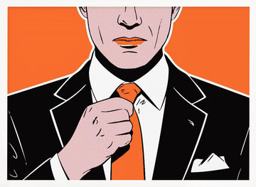 Sharp Dressed Man | Poster - White Frame Interior