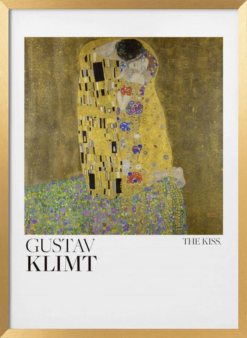 The Kiss (1907–1908) Poster | Poster - Gold Frame Interior