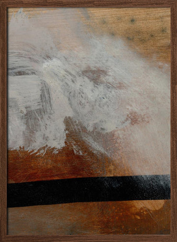 Layers | Poster - Walnut Frame Interior