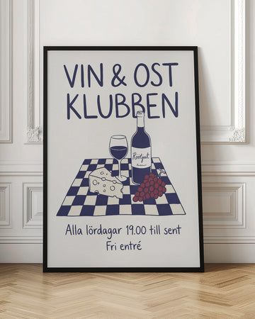 Cozy Wine Club | Poster - Room Interior 1