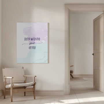 Motivational Abstract Quote | Canvas - Room Interior 1