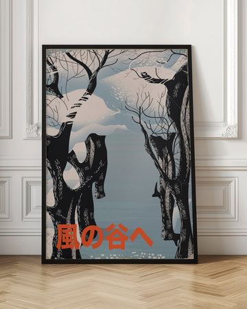 Winter Valley Forest | Poster - Room Interior 1