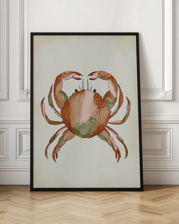Watercolor Crab | Poster - Room Interior 1