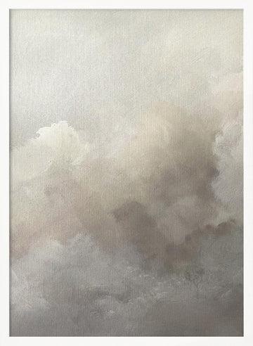 Think Cloud | Poster - White Frame Interior