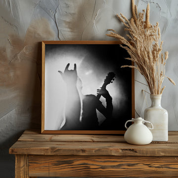 Rock On Concert Hand | Poster - Room Interior 1