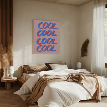 Cool Word Typography | Canvas - Room Interior 2