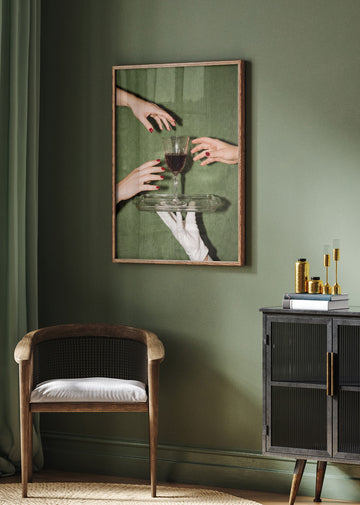 Elegant Wine Service | Poster - Room Interior 2