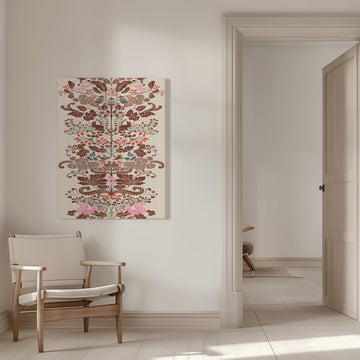 Whimsical Woodland Pattern | Canvas - Room Interior 1