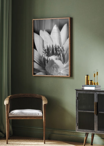 Serene Lotus Bloom | Poster - Room Interior 2