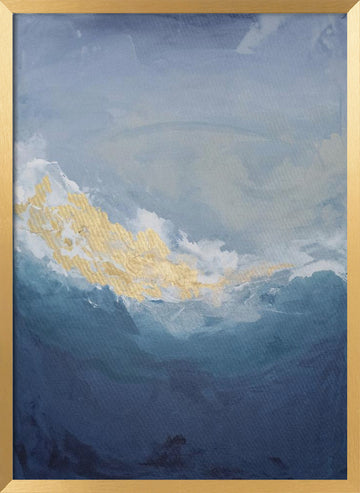 Natural Beauty of Ocean | Poster - Gold Frame Interior