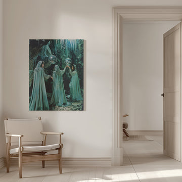 Mystical Ice Cave Women | Canvas - Room Interior 1