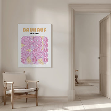 Bauhaus Geometric Lines | Canvas - Room Interior 1