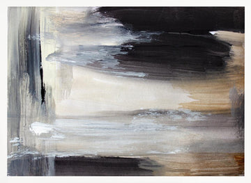 Abstract Earth Tones | Poster - White Frame Interior