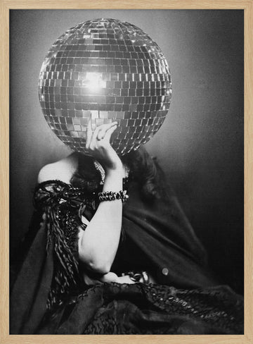 Glamorous Disco Mystery | Poster - Wood Frame Interior