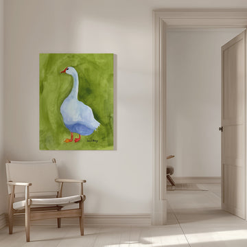 Elegant White Goose | Canvas - Room Interior 1