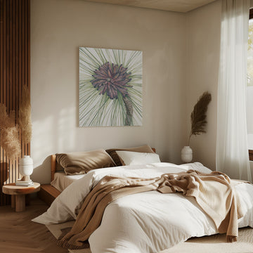 Longleaf Pine From North American Wildflowers (1925) By Mary Vaux Walcott. | Canvas - Room Interior 2
