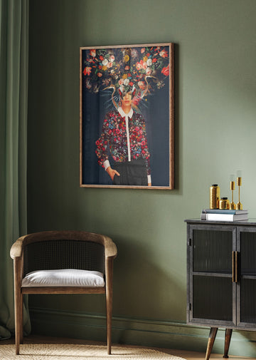 Your Head Was Full of Colours That Had No Names | Poster - Room Interior 2