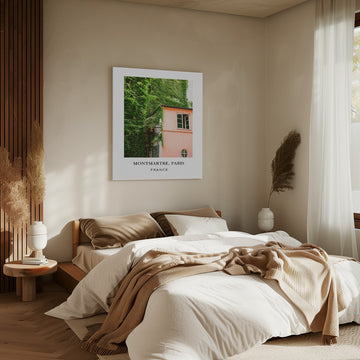 Montmartre Travel poster | Canvas - Room Interior 2
