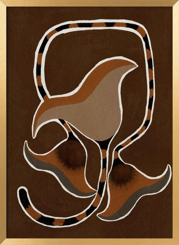 Delicate Bloom 4 | Poster - Gold Frame Interior
