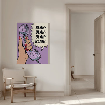 Blah Blah Blah | Canvas - Room Interior 1
