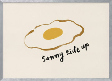 Sunny Side Up | Poster - Silver Frame Interior
