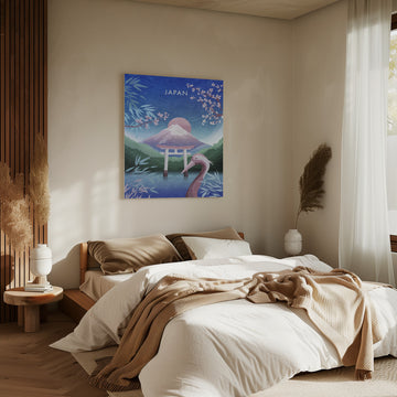 Tranquil Japan Dream | Canvas - Room Interior 2