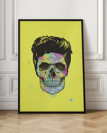 Vibrant Skull Art | Poster - Room Interior 1