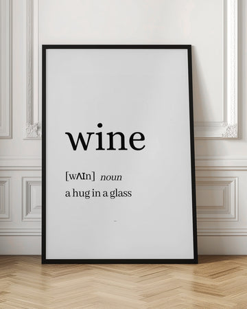 Wine Hug In A Glass | Poster - Room Interior 1