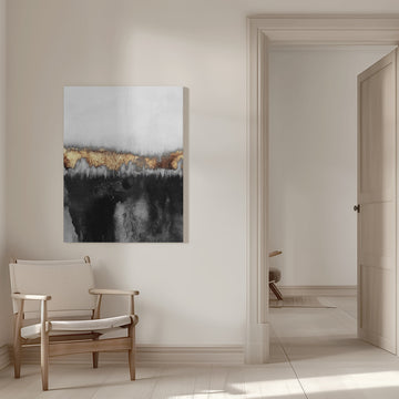 Liquid Gold Divide | Canvas - Room Interior 1