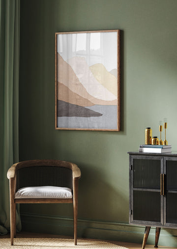 Desert Mountain Layers | Poster - Room Interior 2