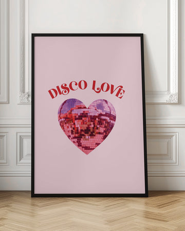 Disco Love Heart | Poster - Room Interior 1
