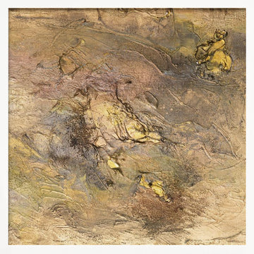 Golden Rider Relief | Poster - White Frame Interior