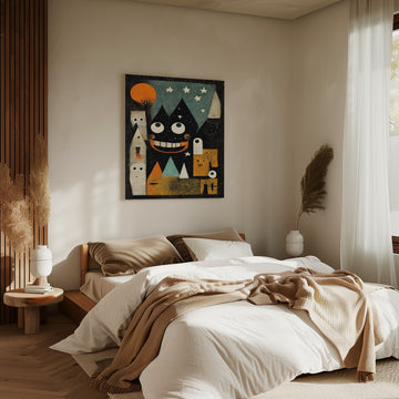 Whimsical Nightscape | Canvas - Room Interior 2