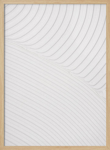Abstract Wave Pattern | Poster - Wood Frame Interior