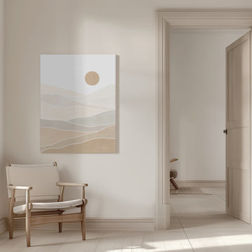 Layered Desert Sun | Canvas - Room Interior 1