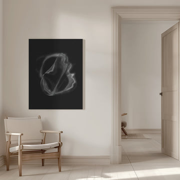 Ethereal Fluid Form | Canvas - Room Interior 1
