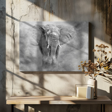 Majestic Elephant Dust | Canvas - Room Interior 2